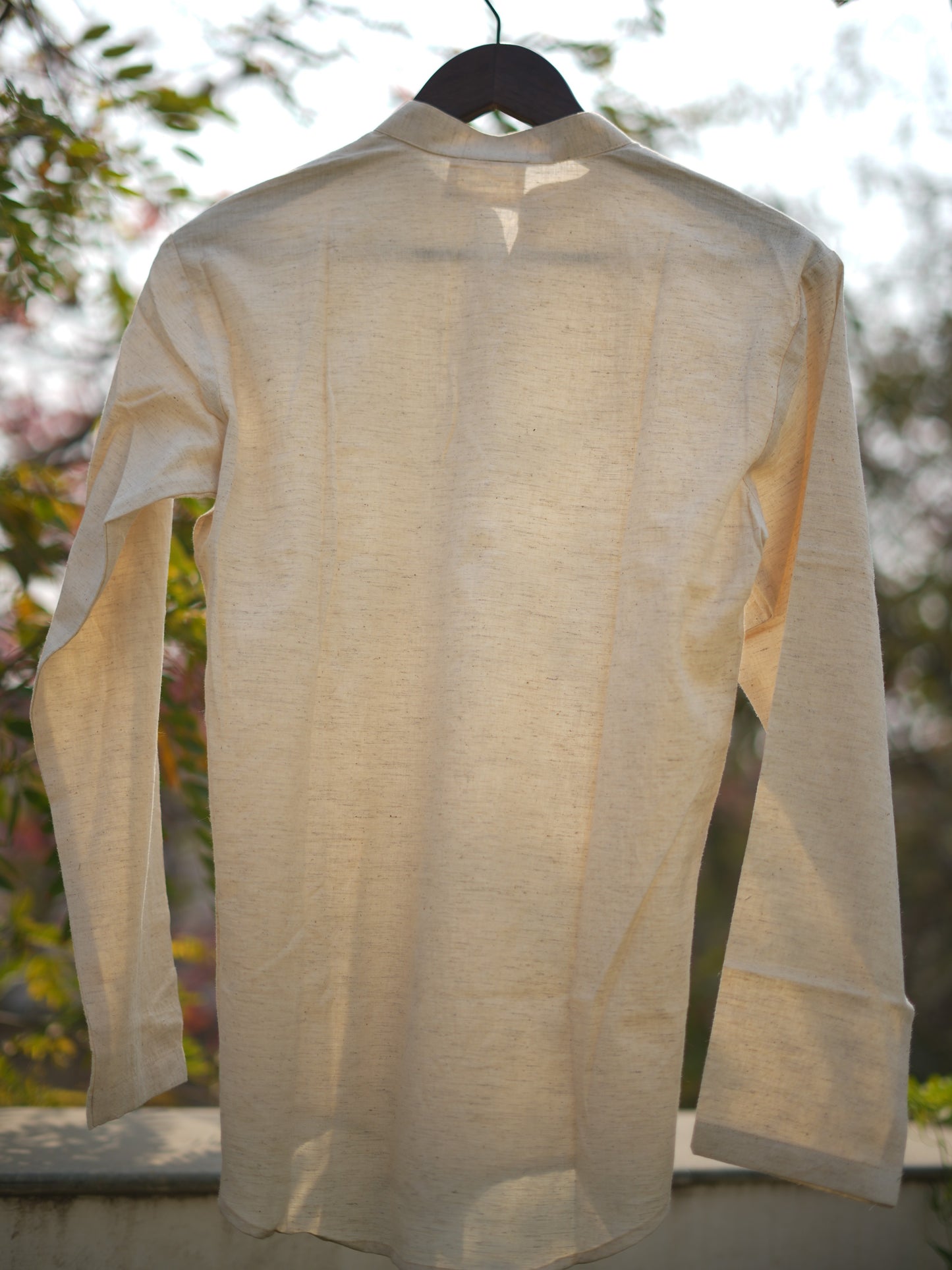 Men's Pure Khadi Cotton Short Kurta