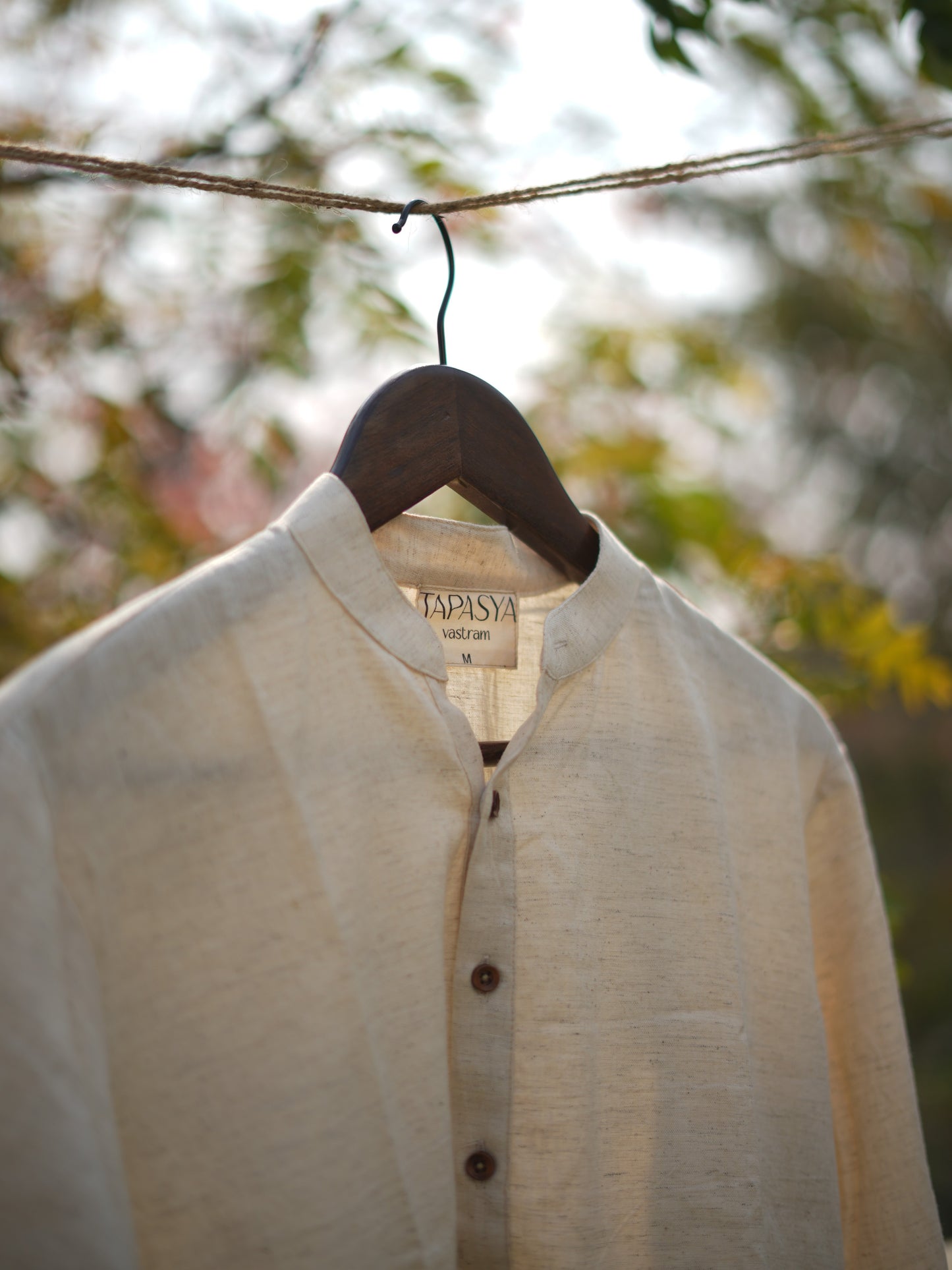 Men's Pure Khadi Cotton Short Kurta